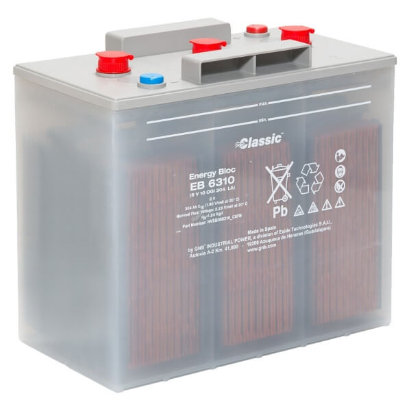 Classic Energy Bloc EB6310 - 6V | 10 OGi 304 LA | 302Ah (c10) Batterie Classic Energy Bloc EB6310 - 6V | 10 OGi 304 LA | 302Ah (c10) Batterie