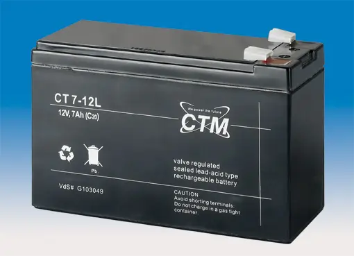 CTM CT7-12L - 12V | 7Ah AGM Bleiakku VdS CTM CT7-12L - 12V | 7Ah AGM Bleiakku VdS