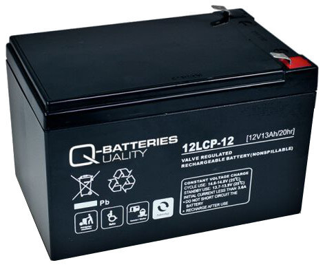 Q-Batteries 12LS-55 12V 55Ah AGM VRLA Akku - Wartungsfrei & VdS-zerti Q-Batteries 12LS-55 12V 55Ah AGM VRLA Akku - Wartungsfrei & VdS-zerti