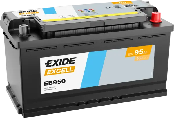 Exide Excell EB950 Batterie - 12V 95Ah online bei pro-akkus kaufen