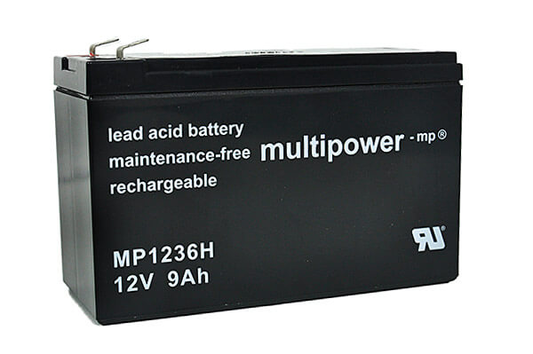 Multipower MP1236H 12V 9Ah Blei-Akku / AGM Batterie Hochstrom Multipower MP1236H 12V 9Ah Blei-Akku / AGM Batterie Hochstrom