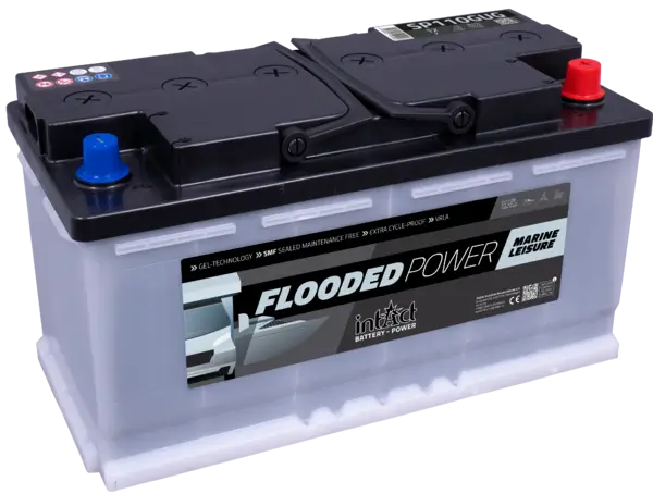 intAct SP110GUG Flooded-Power | 12V 110Ah Blei-Säure-Batterie online bei pro-akkus kaufen
