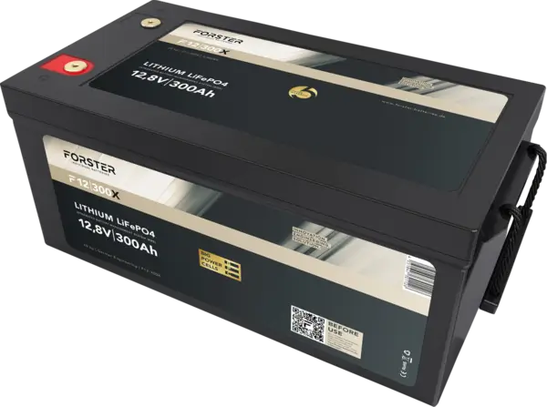 FORSTER F12-300X Lithium LiFePO4 Batterie - 12,8V | 300Ah online bei pro-akkus kaufen