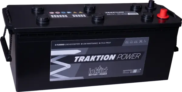 intAct Traktion-Power 96151GUG 12V 115Ah Traktionsbatterie | Antriebsbatterie für Golfcarts & Stapler online bei pro-akkus kaufen