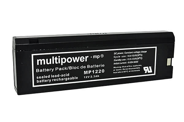 Multipower MP1220 12V 2,3Ah Blei-Akku / AGM Batterie Multipower MP1220 12V 2,3Ah Blei-Akku / AGM Batterie