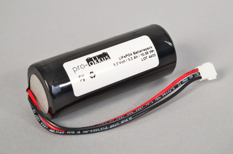 LiFePO4 Notbeleuchtung Akku 3,2V / 3,3Ah passend für RP LFP3233 LiFePO4 Notbeleuchtung Akku 3,2V / 3,3Ah passend für RP LFP3233