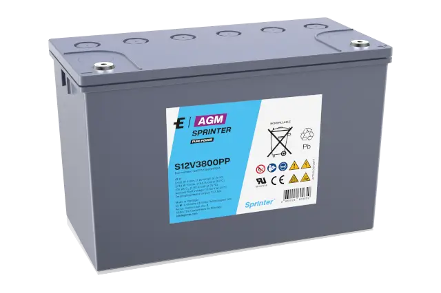 Exide Sprinter S12V3800PP - 12V 105Ah Blei-AGM Akku Hochstrom online bei pro-akkus kaufen