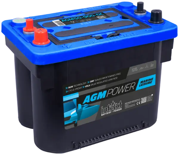 intAct AGM50-900-DC | 12V 50Ah AGM-Power Batterie