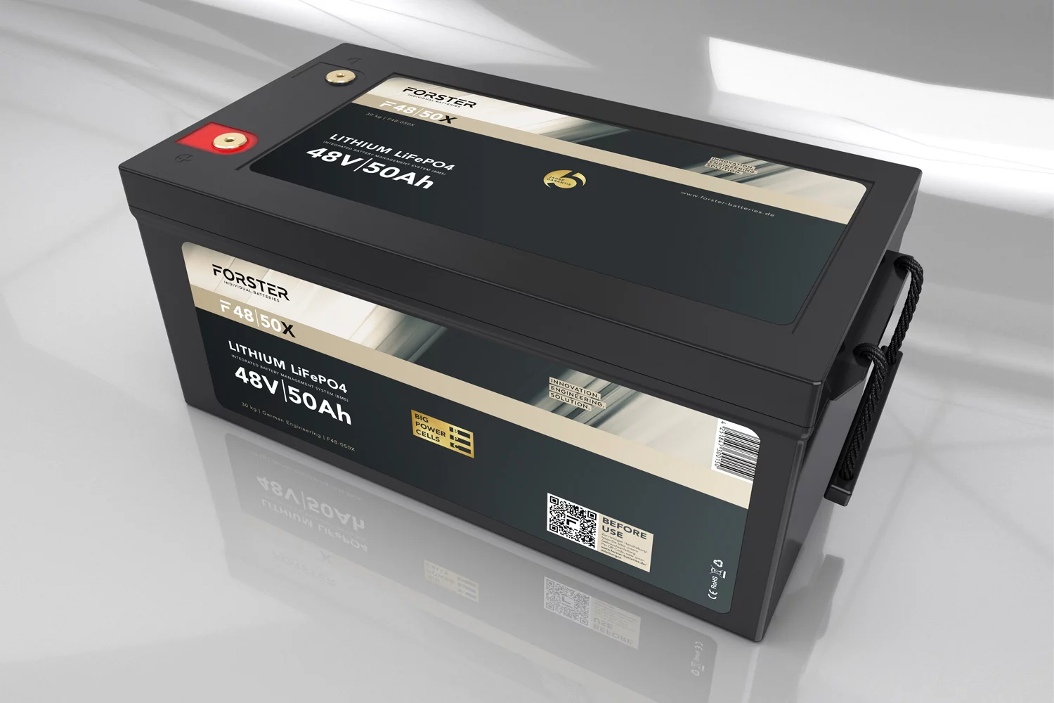 FORSTER F48-050X Lithium LiFePO4 Batterie - 51,2V | 50Ah online bei pro-akkus kaufen