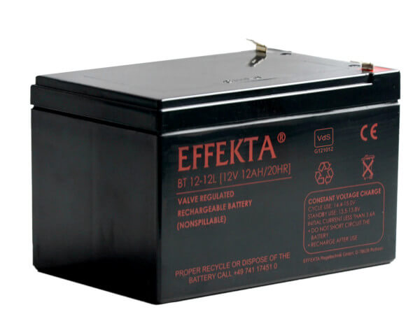Effekta BT12-12L 12V 12Ah AGM Batterie VdS Effekta BT12-12L 12V 12Ah AGM Batterie VdS