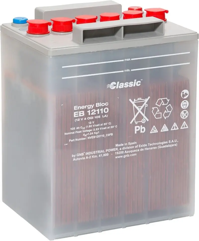 Classic Energy Bloc EB12110 - 12V | 4 OGi 105 LA | 105Ah (c10) Batterie Classic Energy Bloc EB12110 - 12V | 4 OGi 105 LA | 105Ah (c10) Batterie