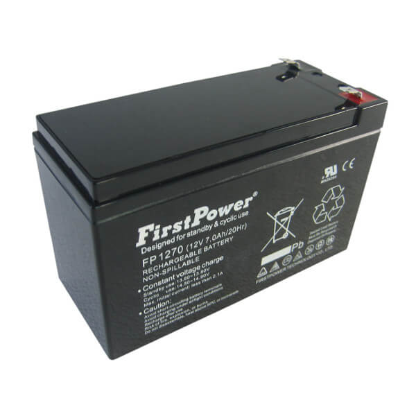FirstPower FP1270 12V 7Ah Blei-Akku / AGM Batterie FirstPower FP1270 12V 7Ah Blei-Akku / AGM Batterie