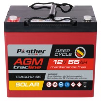 Panther AGM tracline TRASO12-55 Solar | 12V 55Ah Deep-Cycle Batterie