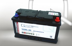 Q-Batteries 12GEL-65 12V 65Ah GEL Akku Zyklentyp Zyklenfest