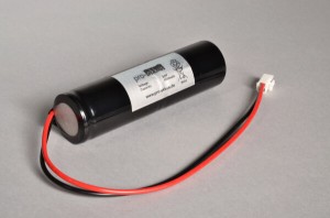 NiCd Notbeleuchtung Akku 2,4V / 4500mAh Stab mit Kabel und Stecker