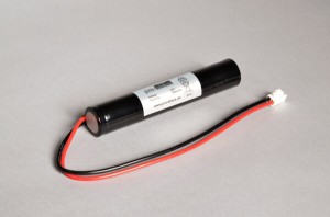 NiCd Notbeleuchtung Akkupack 3,6V / 1500mAh (1,5Ah) Stab mit Kabel und Stecker