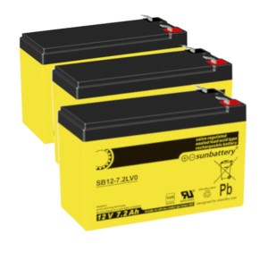 Batteriesatz für APC RBC53 - 3 x 12V | 7,2Ah mit VDS Zulassung