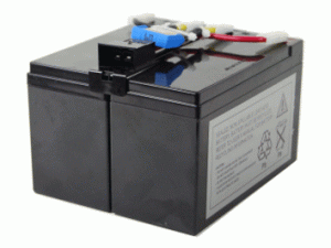 Batterie-Satz für APC RBC48 komplett vorkonfektioniert mit Kabel und Stecker