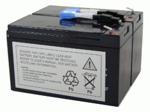 Batterie-Satz für APC RBC9 komplett vorkonfektioniert mit Kabel und Stecker