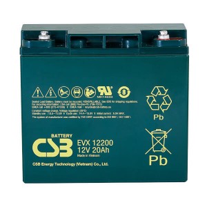 CSB EVX12200 12V 20Ah Blei-Akku / AGM Batterie Zyklenfest