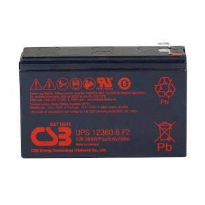CSB UPS123606F2F1 12V 60W AGM Batterie Hochstromfest