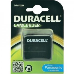 Duracell Digitalkamera und Camcorder Akku DR9702B passend für Panasonic VW-VBG260