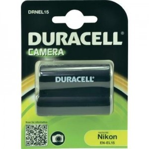 Duracell Digitalkamera und Camcorder Akku DRNEL15 kompatibel zu Nikon EN-EL15