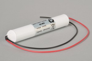 Akkupack Notbeleuchtung 3,6V / 3000mAh (3,0Ah) L3x1 Stab mit Kabel