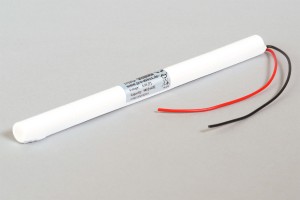 NiCd Notbeleuchtung Akkupack 6V / 900mAh (0,9Ah) Stab mit Kabel