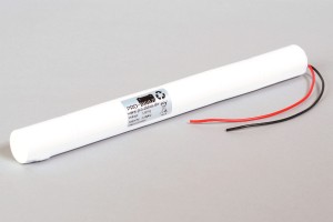 NiCd Notbeleuchtung Akkupack 7,2V / 2500mAh (2,5Ah) Stab mit Kabel