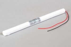 Ni-Cd Akkupack Notlicht Notbeleuchtung 6V / 800mAh (0,8Ah) AA-HT Stab mit Kabel