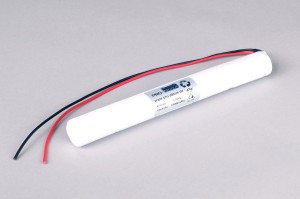 Ni-Cd Akkupack Notlicht Notbeleuchtung 6,0V / 1500mAh (1,5Ah) L5x1 Stab mit Kabel