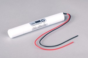 NiCd Notbeleuchtung Akkupack 4,8V / 1500mAh (1,5Ah) Stab mit Kabel