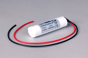 NiMh Notbeleuchtung Akkupack 2,4V / 2500mAh (2,5Ah) Stab mit Kabel