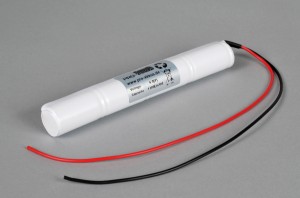 NiCd Notbeleuchtung Akkupack 4,8V / 1700mAh (1,7Ah) Stab mit Kabel