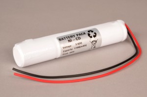 Akkupack Notlicht Notbeleuchtung 3,6V / 1700mAh (1,7Ah) SC Stabform mit Kabel