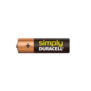 Duracell Simply AA (LR6), MN1500 Alkaline Batterie