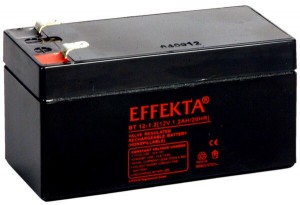Effekta BT12-1.2 12V 1,2Ah Blei-Akku / AGM Batterie