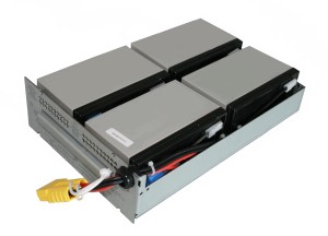 Batteriekit für APC USV RBC157 | SMT1000RMI2U, SMT1000RMI2UC, SMC1500i-2U komplett vormontiert