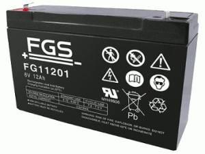 FGS FG11201 6V 12Ah Blei-Akku / AGM Batterie