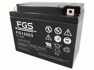 FGS FG12003 6V 20Ah Blei-Akku / AGM Batterie