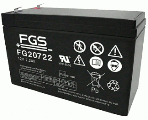 FGS FG20722 12V 7,2Ah Blei-Akku / AGM Batterie