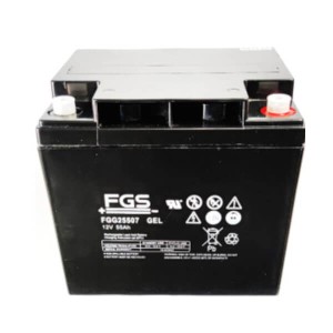 FGS FGG25507 12V 55Ah Blei-Akku / Gel Batterie Zyklentyp