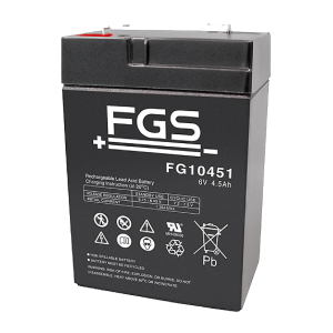 FGS FG10451 6V 4,5Ah Blei-Akku / AGM Batterie