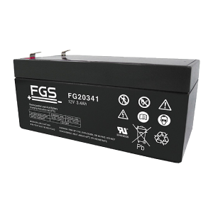 FGS FG20341 12V 3,4Ah Blei-Akku / AGM Batterie