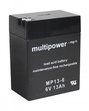 Multipower MP13-6 6V 13Ah Blei-Akku / AGM Batterie