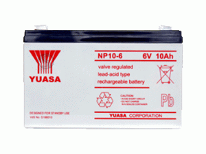 Yuasa NP10-6 6V 10Ah Blei-Akku / AGM Batterie