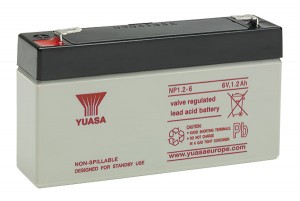 Yuasa NP12-6 VdS 6V 12Ah Blei-Akku / AGM Batterie