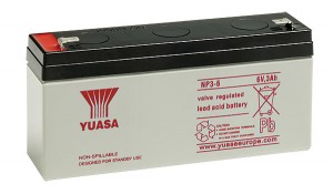 Yuasa NP3-6 6V 3Ah Blei-Akku / AGM Batterie