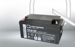 Q-Batteries 12LS-65 12V 65Ah AGM Batterie Akku VdS